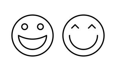 smile icon vector for web and mobile app. smile emoticon icon. feedback sign and symbol
