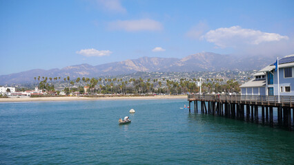 Museum of Natural History Sea Center on Stearns Wharf in Santa Barbara, California, USA