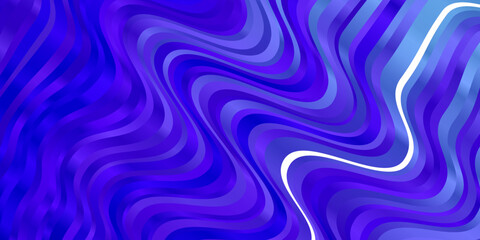 Light Pink, Blue vector template with curves.