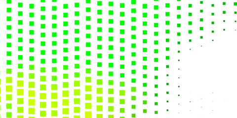 Light Green vector backdrop with rectangles.