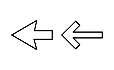 Arrow icon vector for web and mobile app. Arrow sign and symbol for web design.