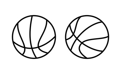 Basketball icon vector for web and mobile app. Basketball ball sign and symbol