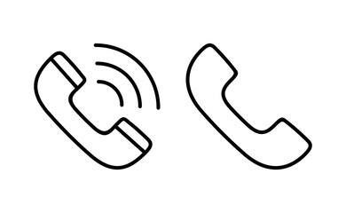 Call icon vector for web and mobile app. telephone sign and symbol. phone icon. contact us
