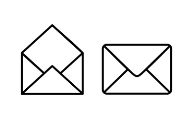 Mail icon vector for web and mobile app. email sign and symbol. E-mail icon. Envelope icon