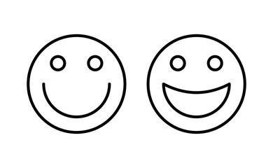 smile icon vector for web and mobile app. smile emoticon icon. feedback sign and symbol