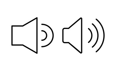 Speaker icon vector for web and mobile app. volume sign and symbol. loudspeaker icon. sound symbol