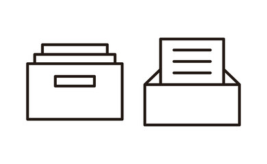 Archive folders icon vector for web and mobile app. Document vector icon. Archive storage icon.