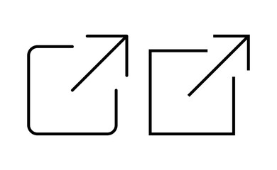 Fototapeta premium External link icon vector for web and mobile app. link sign and symbol. hyperlink symbol