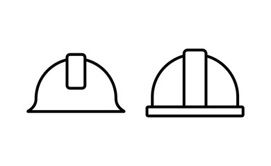 Helmet icon vector for web and mobile app. Motorcycle helmet sign and symbol. Construction helmet icon. Safety helmet