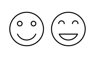 smile icon vector for web and mobile app. smile emoticon icon. feedback sign and symbol
