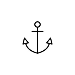Anchor icon vector illustration. Anchor sign and symbol. Anchor marine icon.