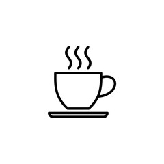 coffee cup icon vector illustration. cup a coffee sign and symbol