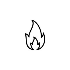 Fire icon vector illustration. fire sign and symbol
