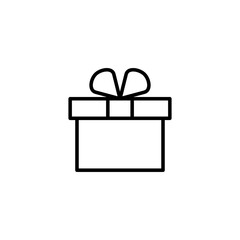 Gift icon vector illustration. gift sign and symbol. birthday gift
