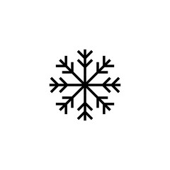 Snow icon vector illustration. snowflake sign and symbol