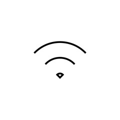 Wifi icon vector illustration. signal sign and symbol. Wireless  icon