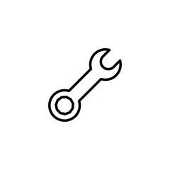 Wrench icon vector illustration. repair icon. tools sign and symbol