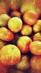 fondo de pantalla vintage con naranjas y limones para moviles
