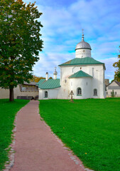 The old Izborsk stone fortress