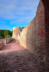 The old Izborsk stone fortress