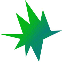 Obraz premium Abstract transparent halftone grunge burst shape.