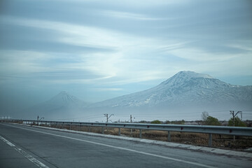 Mount Ararat. beautiful view from Armenia