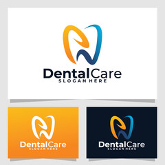 dental care logo vector design template