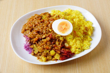 キーマカレー　ドライカレー