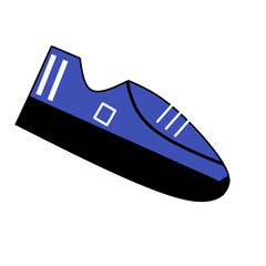 illustration of a shoe on a white background