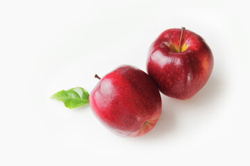 빨간색 사과 잘익은 신선한 홍로 맛있는