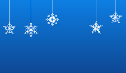 Naklejka na ściany i meble Winter background set, banner blue snow abstract, cold season, beautiful landscape, design, cartoon style vector illustration.