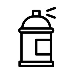 spray paint line icon illustration vector graphic