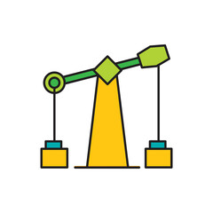 power and energy icon, flat icon vector design use for websites and apps.