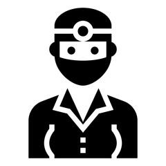 dentist glyph icon