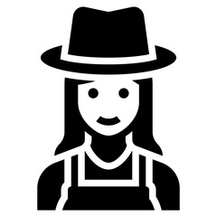 gardener glyph icon