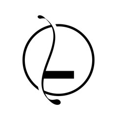 Initial L logo design vector Template. Abstract Letter L logo design