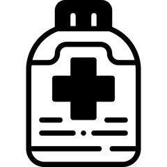 Obraz premium hygiene product solid line icon