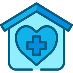 Fototapeta premium home two tone icon