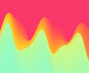 Abstract wavy background for banner, flyer and poster. Dynamic effect. Vector illustration. Cover design template. Can be used for advertising, marketing, presentation.