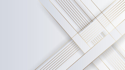 Luxury abstract background with golden lines on clean white, modern black backdrop concept 3d style. Illustration from vector about modern template deluxe design.