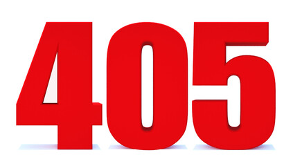 405 number
