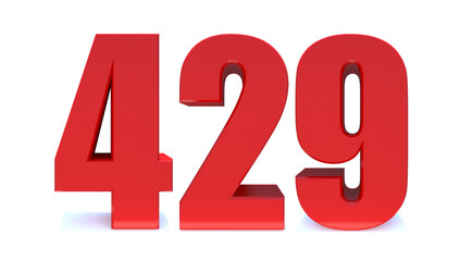 429 number