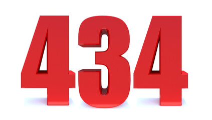 434 number