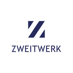 Modern and Abstract Letter Z Logo Design in Blue and Orange. Graphic Alphabet Symbol for Corporate Business Identity