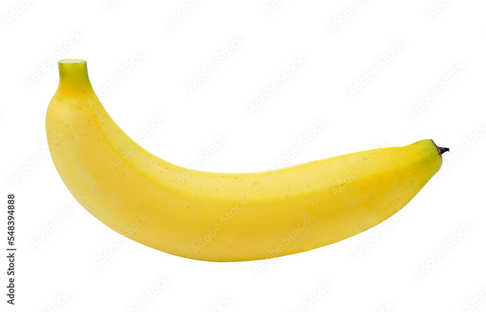 Wall mural banana isolated on trnsparent png