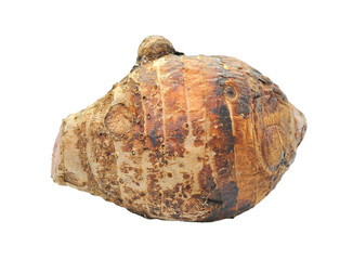 taro roots on transparent png