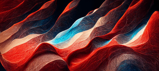 Vibrant red colors abstract wallpaper design
