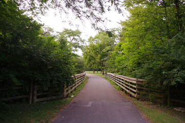 hidden path at the park