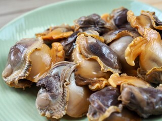 신선한 해산물 꼬막, 요리재료