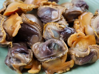 신선한 해산물 꼬막, 요리재료